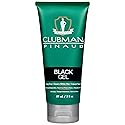 Clubman Pinaud Black Styling Gel - Grey-Free Hair Gel for Men, Instant Touch-Up White Hair Coverage & Flexible Hold, Unscented, 3 fl oz