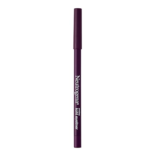 Neutrogena Smokey Kohl Eyeliner with Antioxidant Vitamin E, Water-Resistant & Smooth-Gliding Eyeliner Makeup, Rich Plum, 0.014 oz