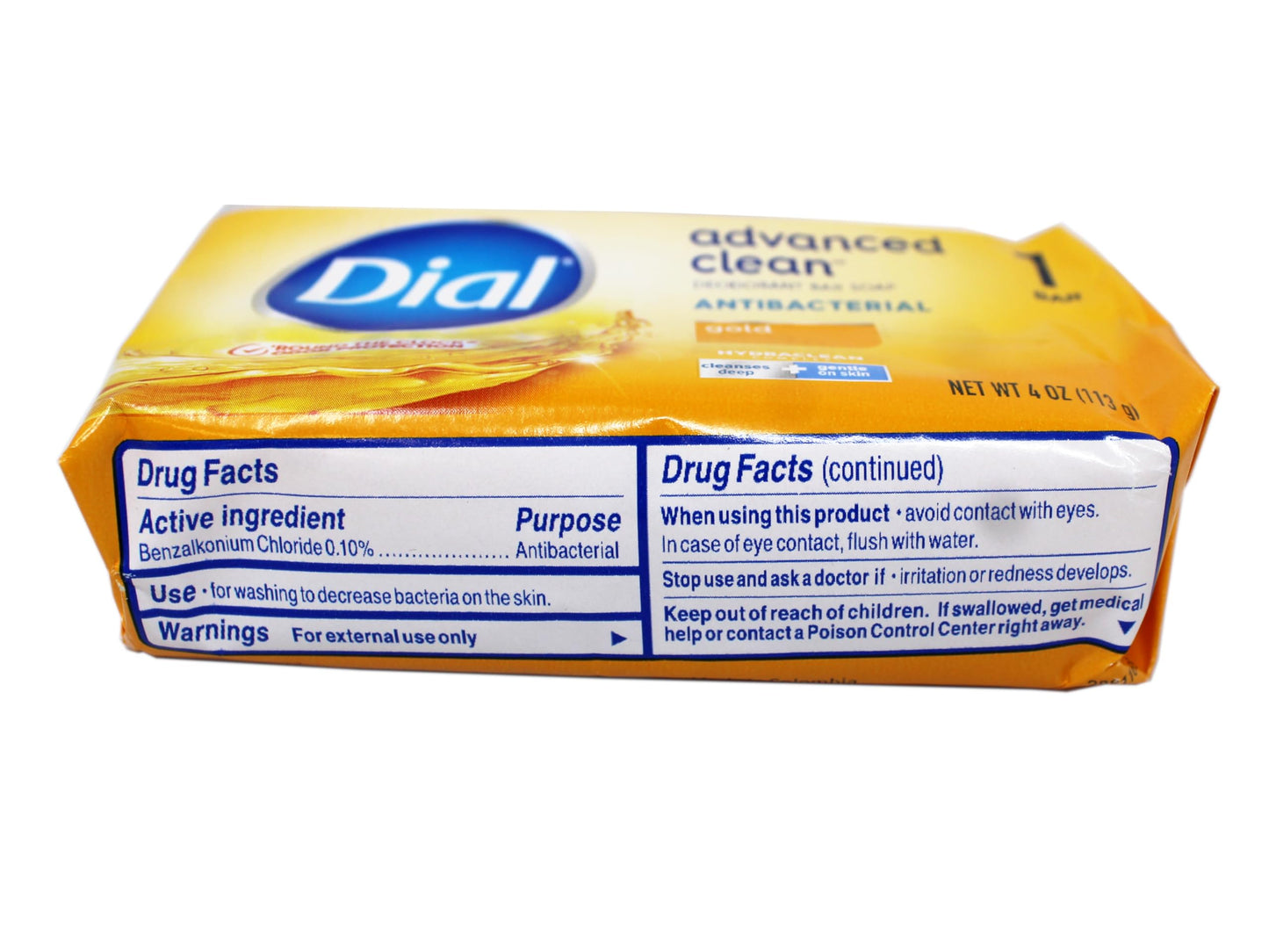 Dial Bar Soap Gold 4 Ounce 8 Count Anti-Bacterial