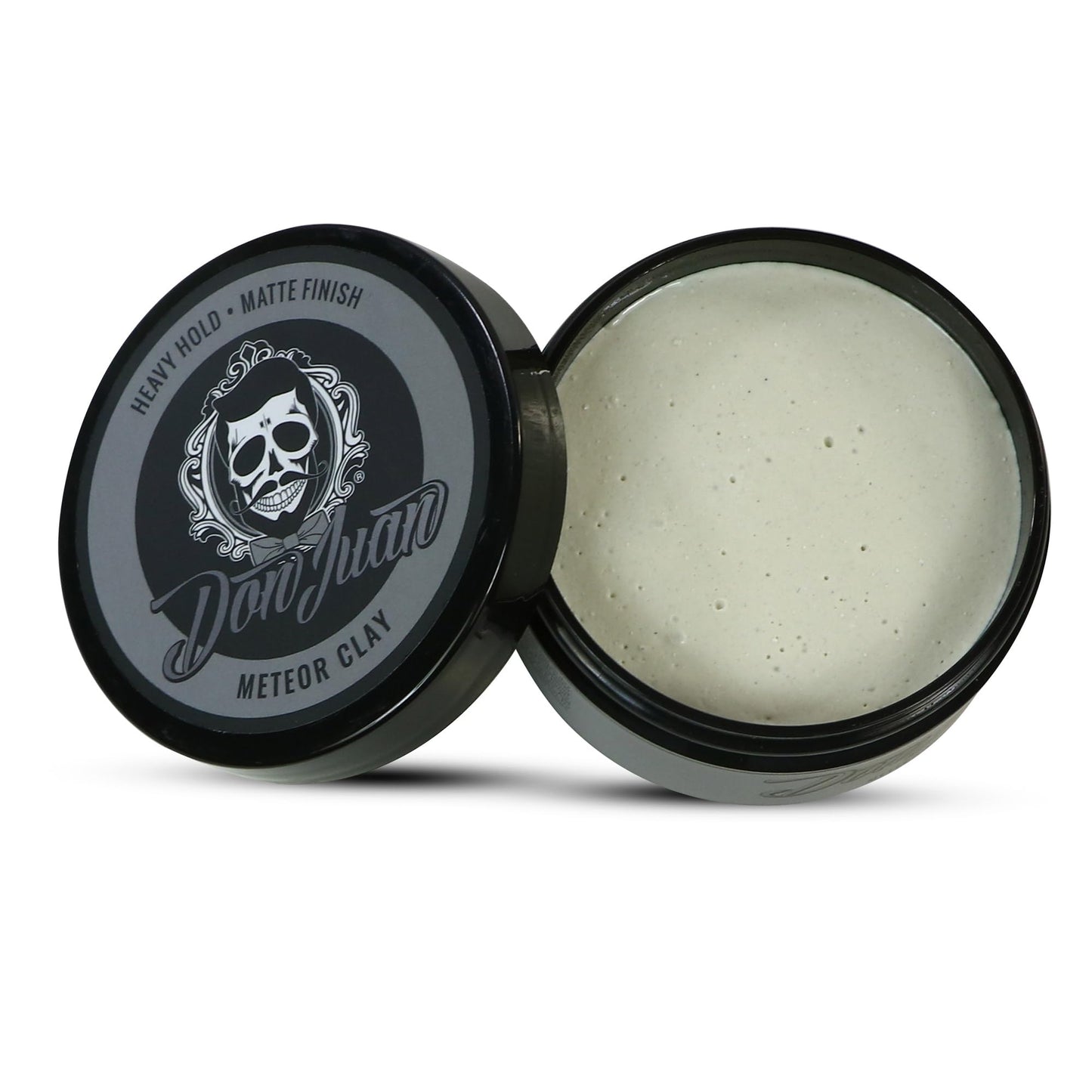Don Juan Meteor Clay Pomade | Water Based | Strong Hold | Matte Finish | Citrus Lavender Scent, 4 oz.