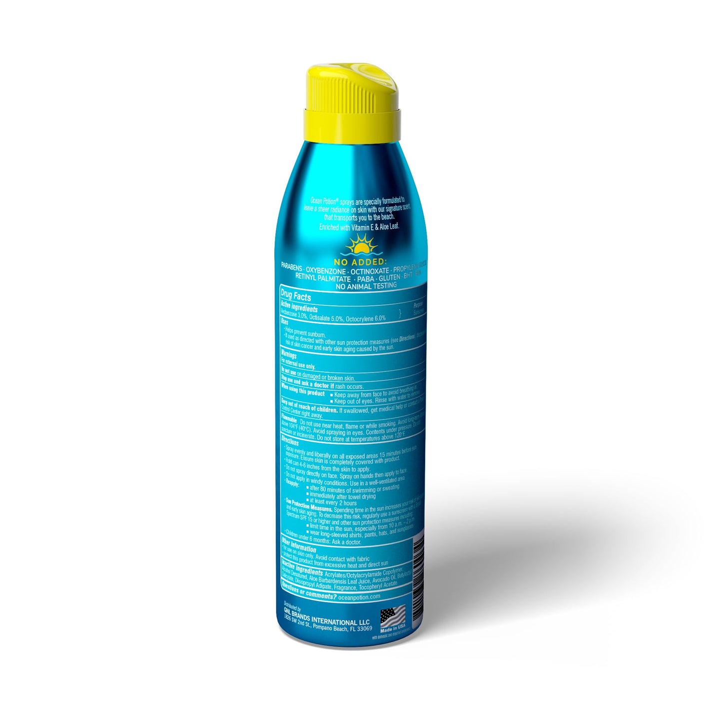 Ocean Potion Sunscreen Body Spray SPF#30 5.5oz C-Spray
