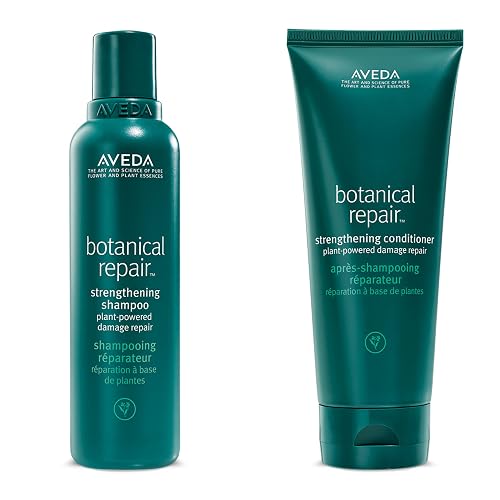 Aveda Botanical Repair Strengthening Shampoo & Conditioner Set | Strengthens & Repairs Damaged Hair | Helps Prevent Breakage | Bond-Building |