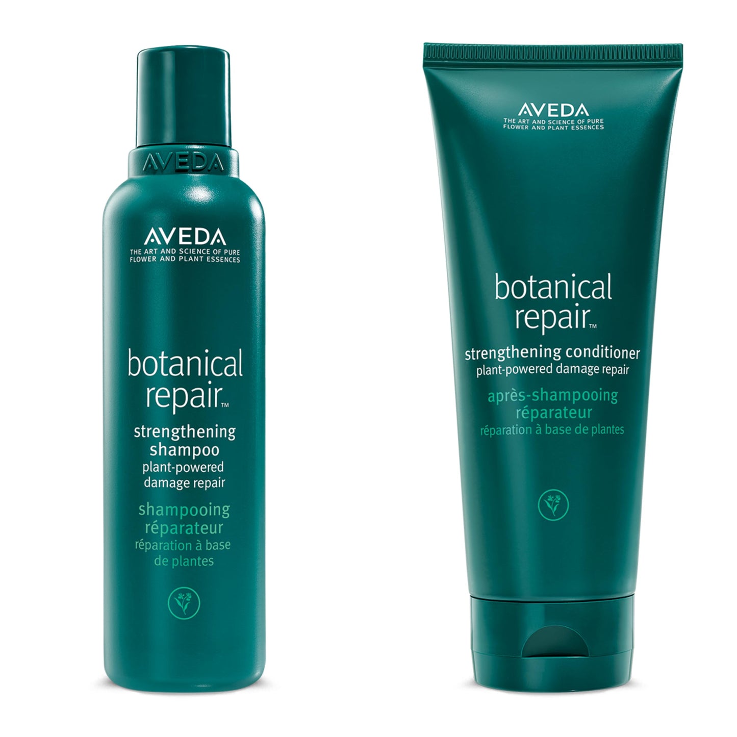 Aveda Botanical Repair Strengthening Shampoo & Conditioner Set | Strengthens & Repairs Damaged Hair | Helps Prevent Breakage | Bond-Building |