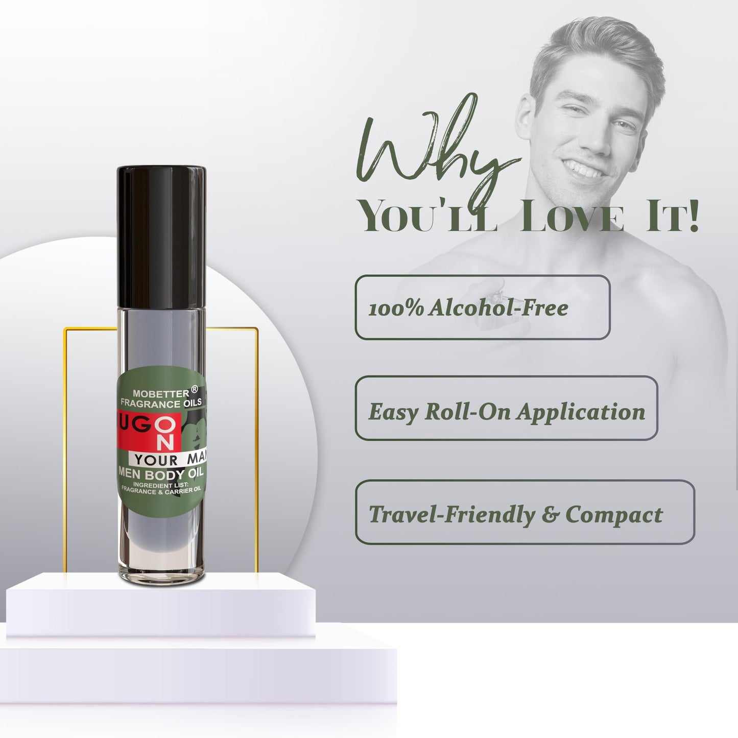 MOBETTER FRAGRANCE OILS Hug On Your Man Men Perfume Body Oil