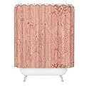 Society6 Shower Curtain - Bathroom Decor by Doodle by Meg - Fabric Shower Curtains for Bathroom, 72" x 69", Cactus Scenes in Pink