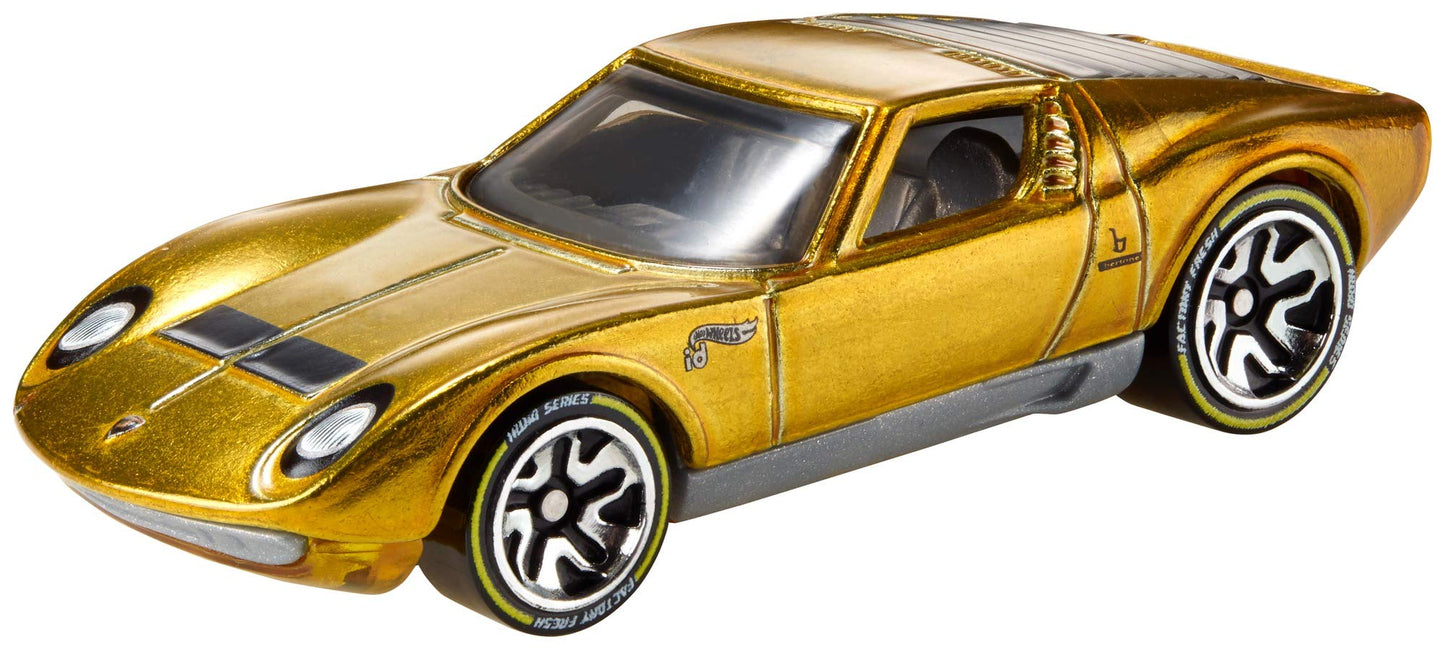 Hot Wheels id '71 Lamborghini Miura P400 SV (Factory Fresh), Multicolor