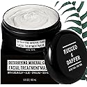 RUGGED & DAPPER - Premium Face Mask for Men - Deep Pore Cleansing Treatment - Fights Blackheads + Acne + Excess Oil - USA Made with Natural Kaolin