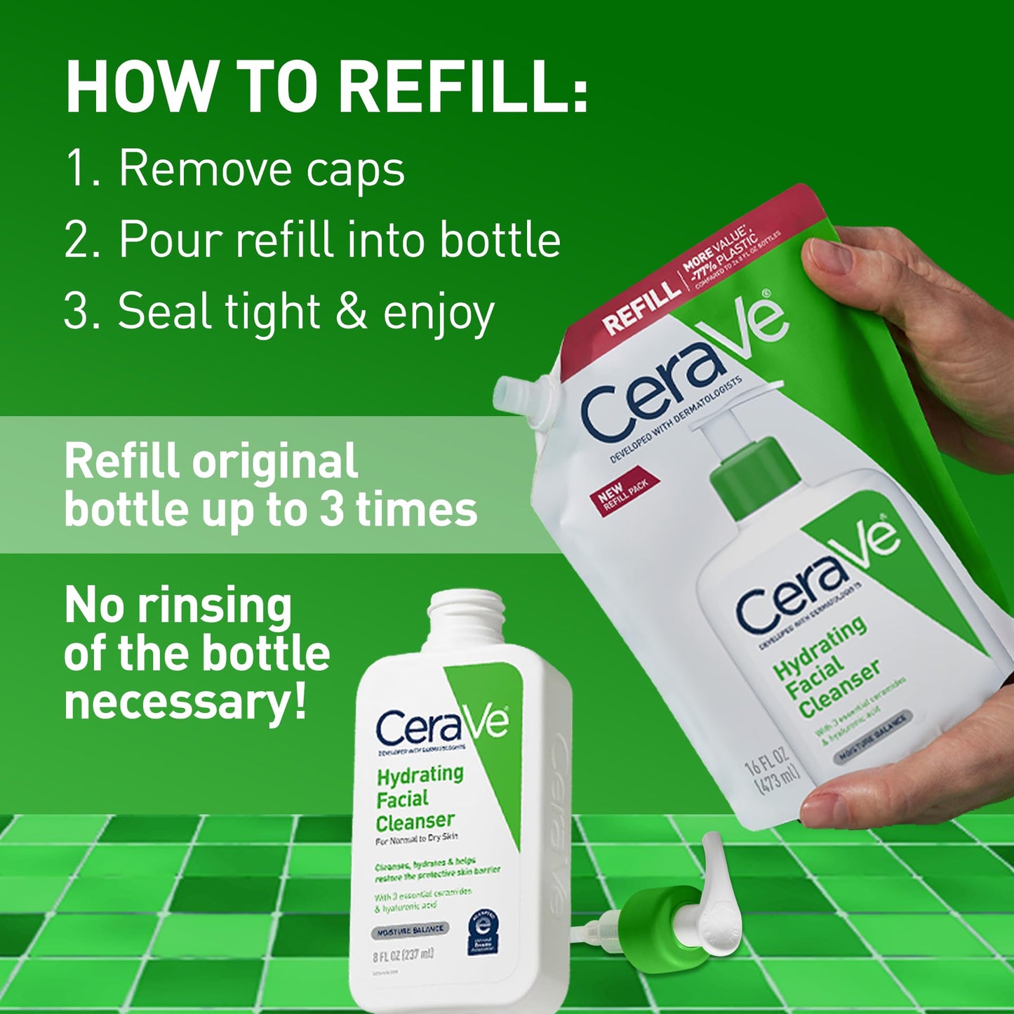 CeraVe Hydrating Facial Cleanser, Moisturizing Face Wash For Dry Skin, Hyaluronic Acid + Ceramides + Glycerin, Hydrating Cleanser For Normal To Dry Beauty and Personal Care CeraVe