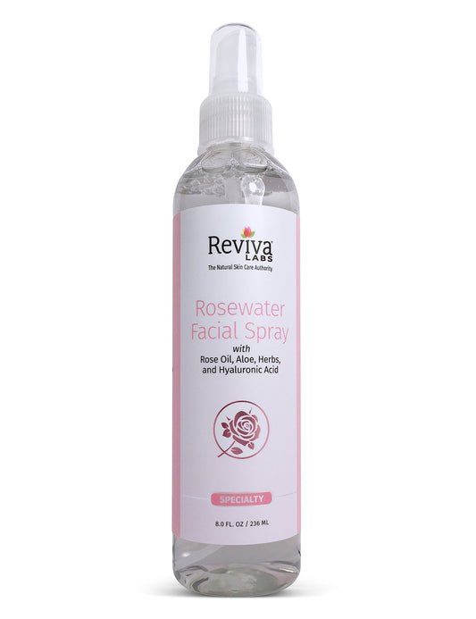 Reviva Labs Rosewater Facial Spray, 8 Ounce