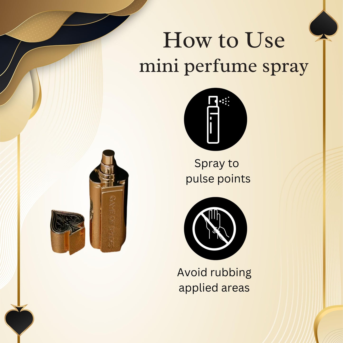 Jo Milano Game Of Spades Perfume Men And Women Mini Coffret Gift Set