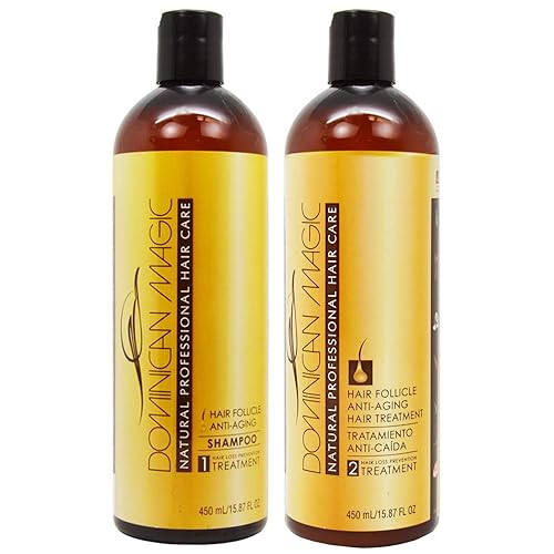 Dominican Magic Hair Follicle Anti-Aging Shampoo & Treatment 15.87oz Duo "Set"