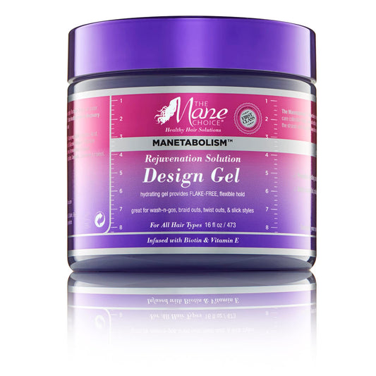 The Mane Choice Manetabolism Rejuvenation Solution Design Hair Gel, Twist & Braid Gel with Lasting Flexible Hold for Hair Shine & Strength, Helps