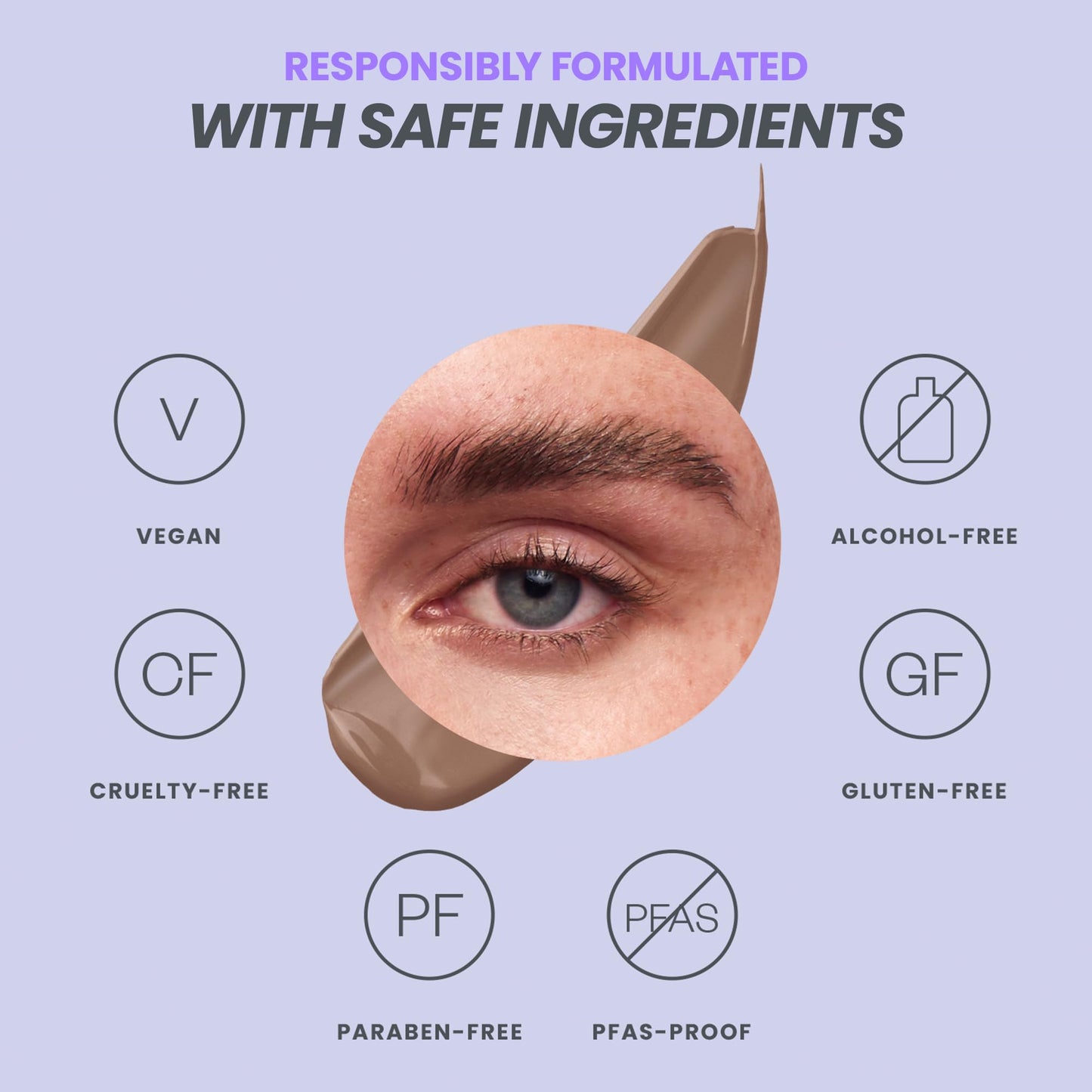 Wonderskin Wonder Blading Brow Stain & Go Masque - Long Lasting Eye Brow Tint, Transfer Proof and Smudge Proof Eyebrow Tint Stain (Brunette) Beauty and Personal Care Wonderskin