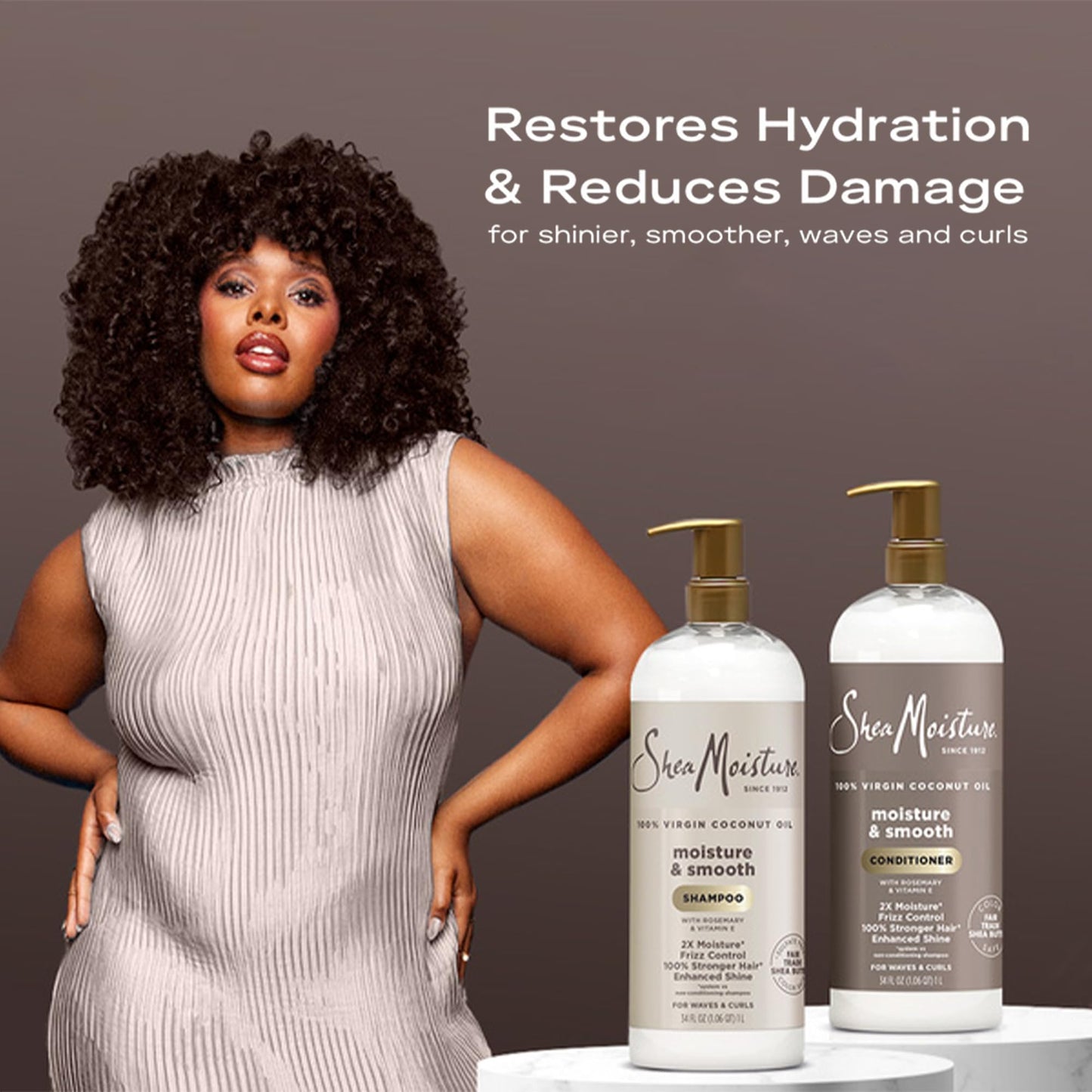 SheaMoisture Shampoo & Conditioner Set, Moisture & Smooth, 34 Oz Ea Beauty and Personal Care Shea Moisture