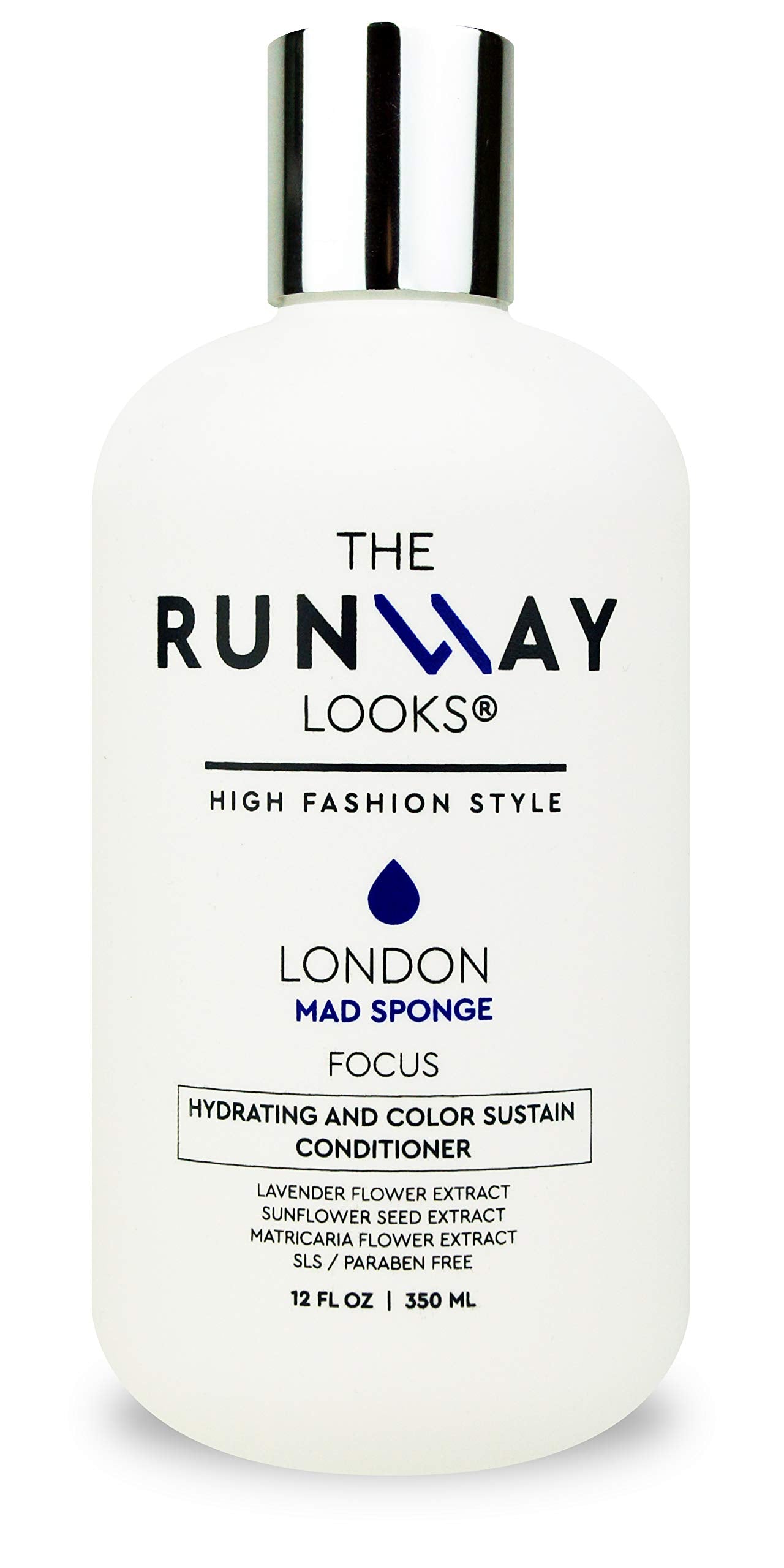 The Runway Looks London Mad Sponge Hydrating and Color-Sustain Conditioner, With Lavender & Sunflower Seed Extract, Renews Moisture For Healthy Hair