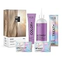 IGK Permanent Hair Color Kit | 9NA Surf Club - Light Cool Blonde | 100% Gray Color Coverage + Strengthen + Shine | Ammonia Free