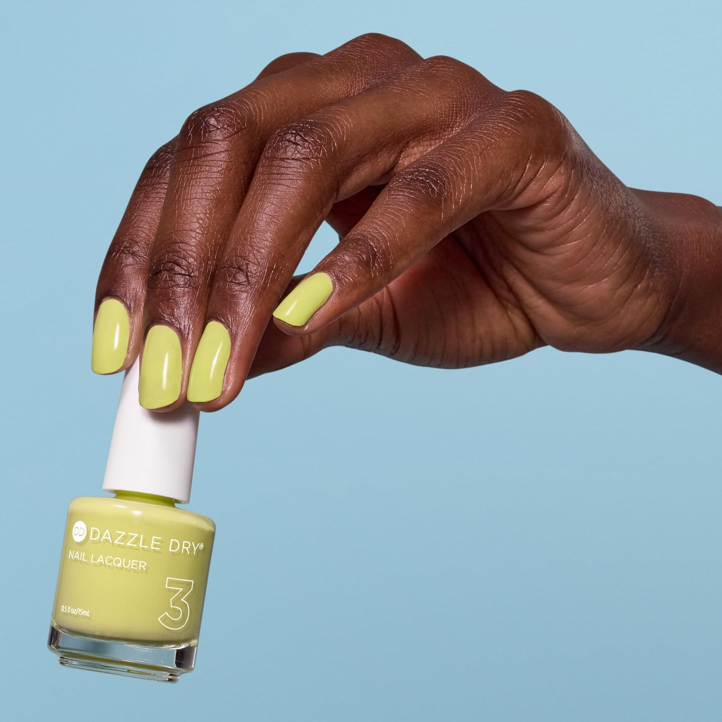 Dazzle Dry Nail Lacquer (Step 3) - Fresh Squeezed - A vibrant, greenish chartreuse yellow. Full-coverage cream. (0.5 fl oz) Beauty & Personal Care Dazzle Dry