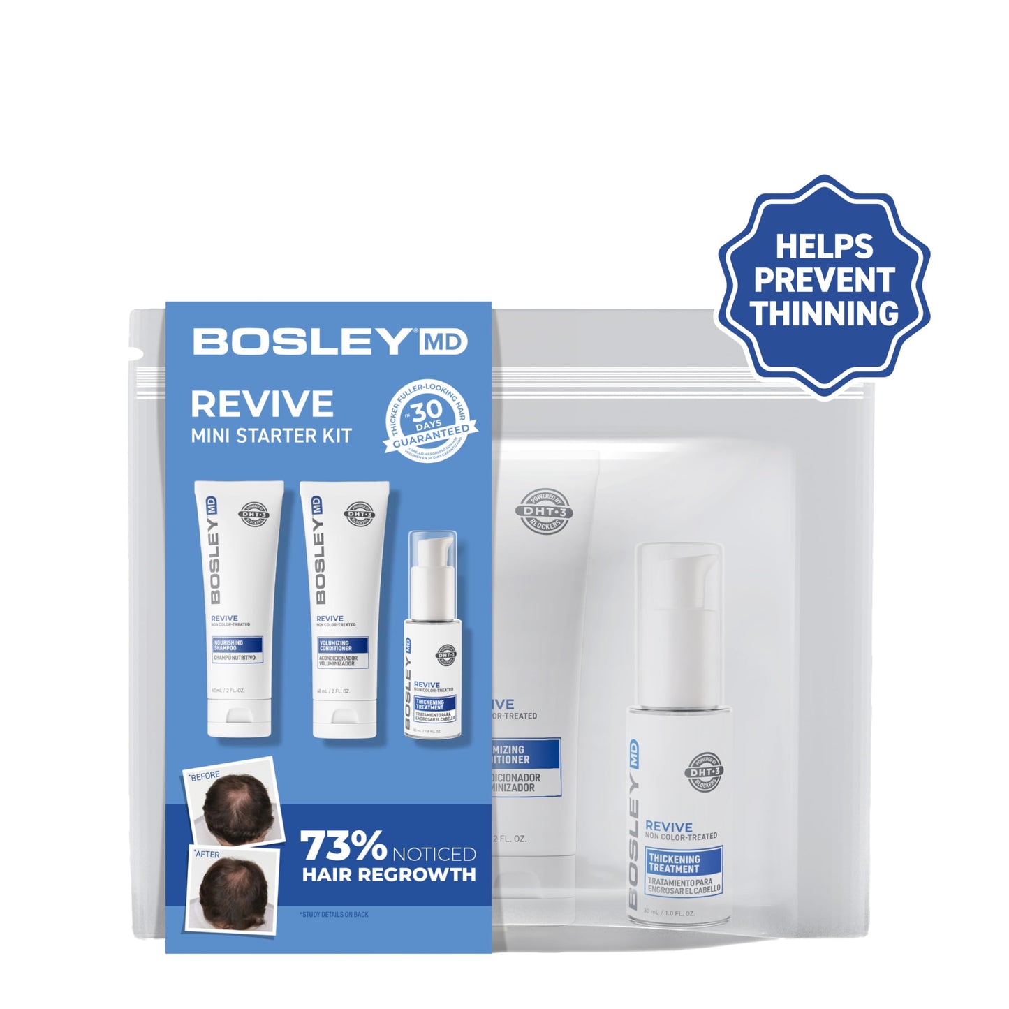 BosleyMD BOSRevive Non Color-Treated Hair Travel Kit