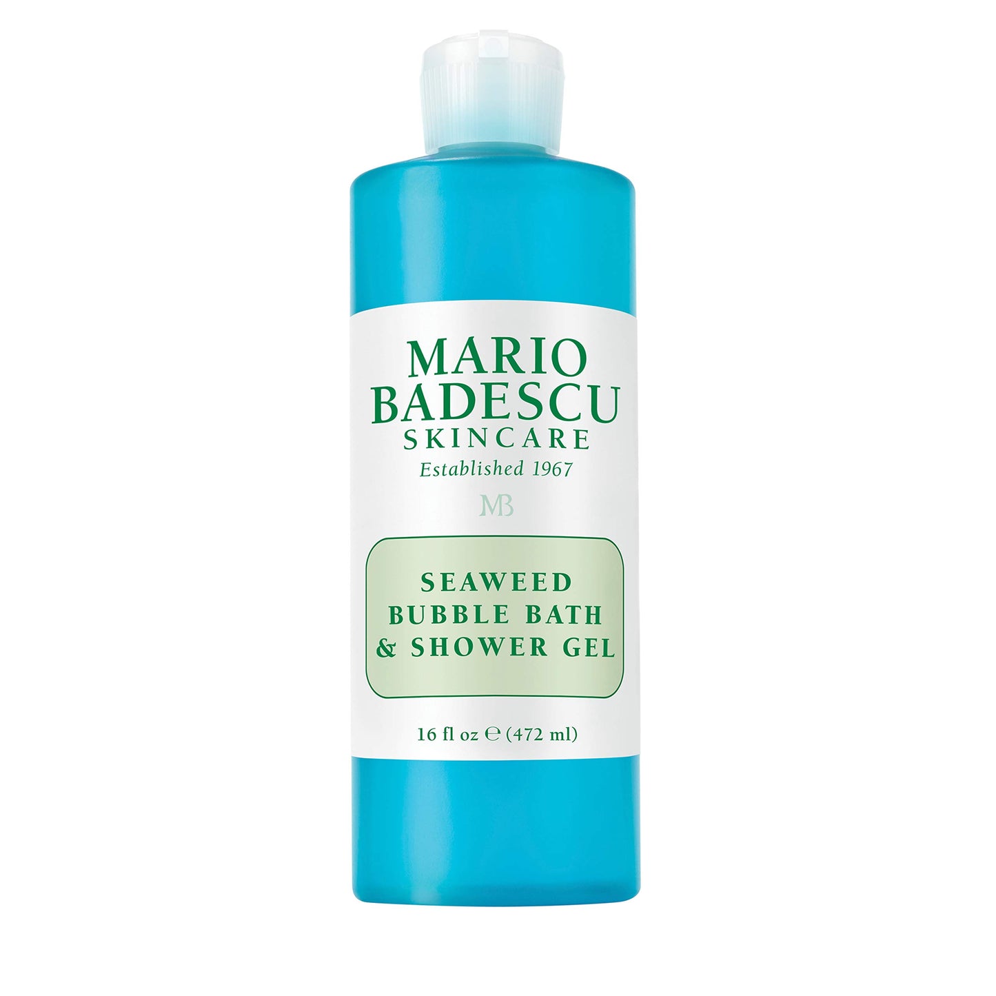 Mario Badescu Seaweed Bubble Bath & Shower Gel - 2-in-1 Daily Moisturizing Body Wash for Men and Women - Body Care Enriched with Marine-Like Fragrance