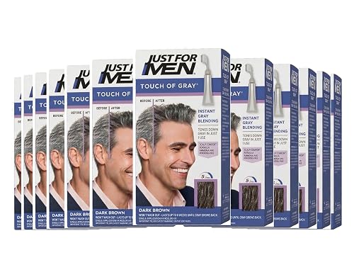 JUST FOR MEN Touch of Gray Hair Treatment T-45 Dark Brown, 1 Each (Pack of 12)
