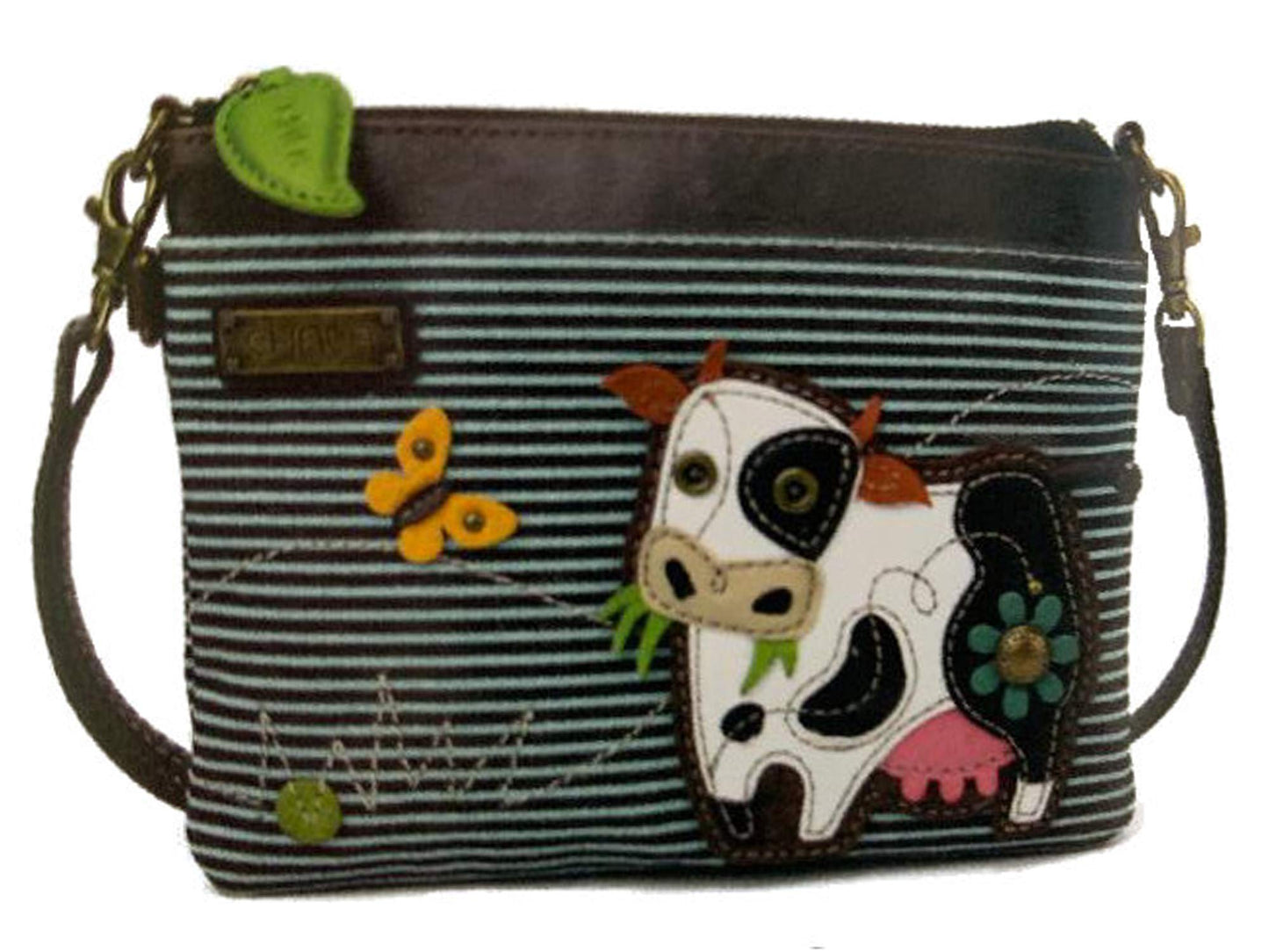 Chala Handbags Cow Mini Crossbody Handbag