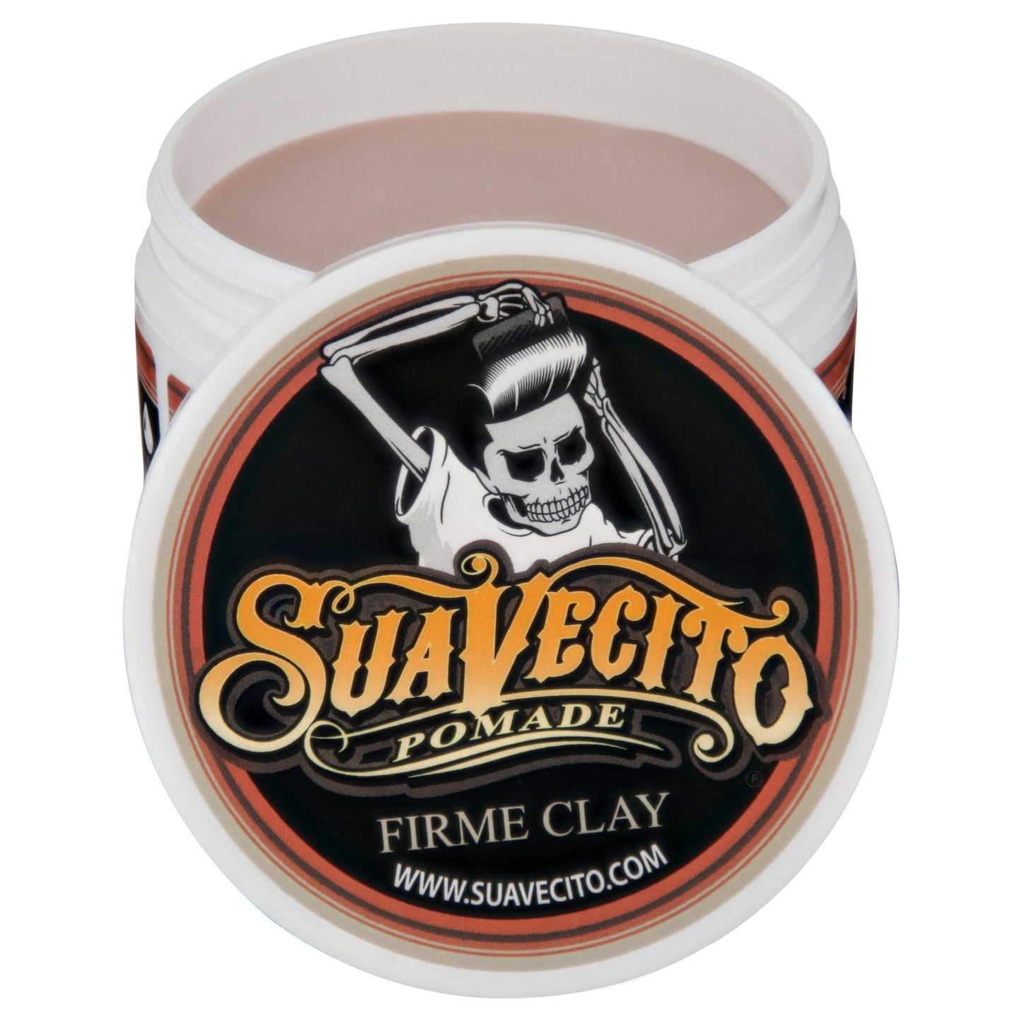 Suavecito Pomade Firme Clay 5 oz, 1 Pack - Strong Hold - Low Shine Matte Clay Pomade For Natural Texture Hairstyles For Men