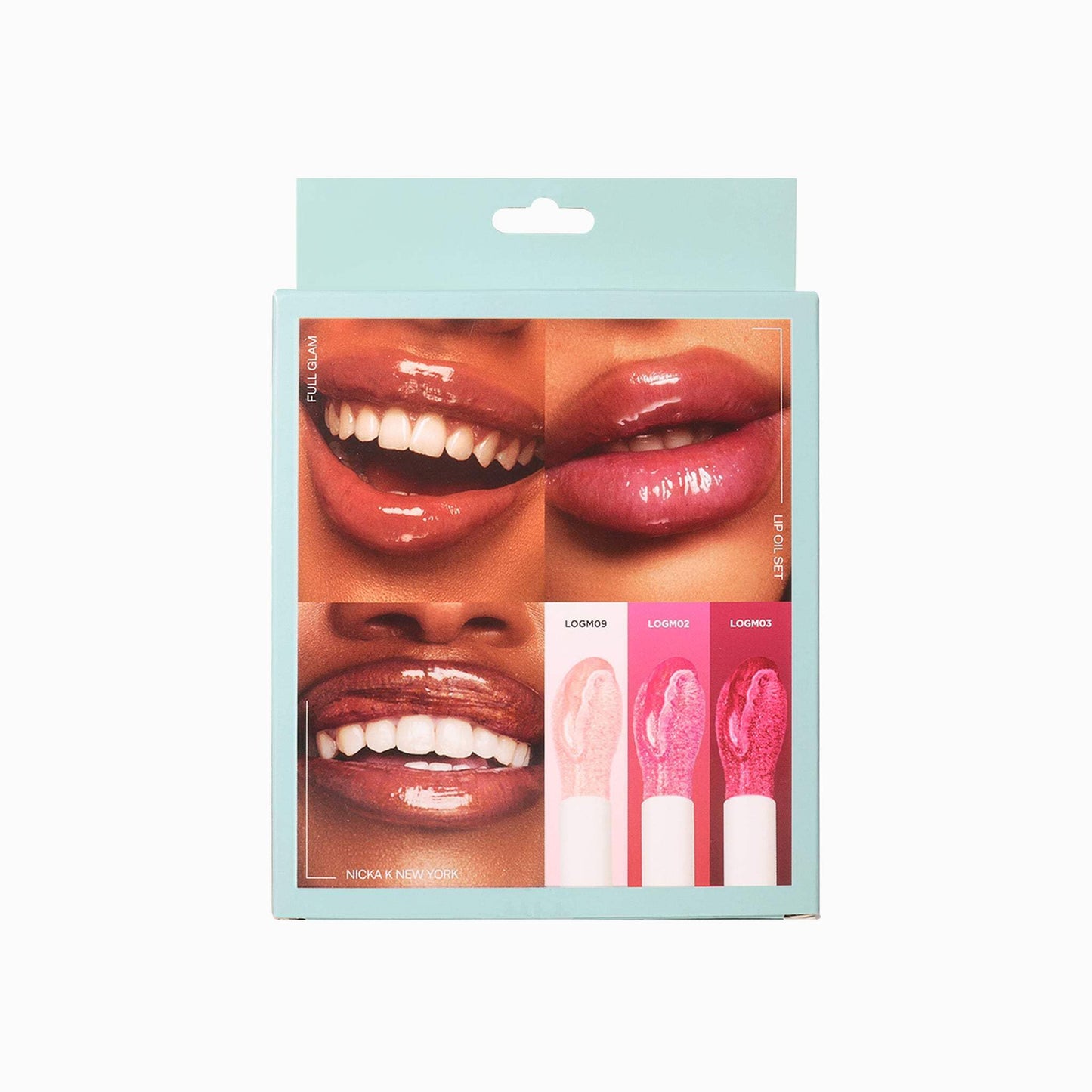 NICKA K NEW YORK Soft and Full Glam Tinted Lip Oil Set (Full Glam)