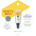 Burt's Bees Cold Sore Treatment, with Rhubarb and Sage Complex, Natural Origin Skin Care, 1 Tube, 0.07 oz.