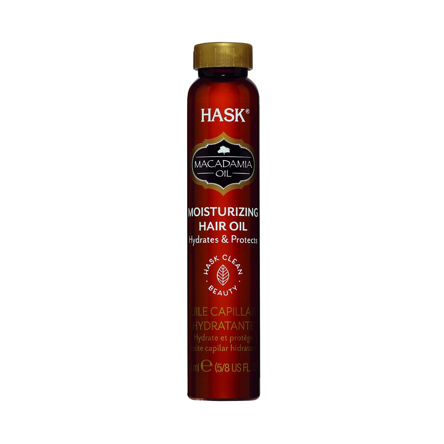 Hask Macadamia Oil Revitalizing Shine Hair Treatment, .625 Ounces