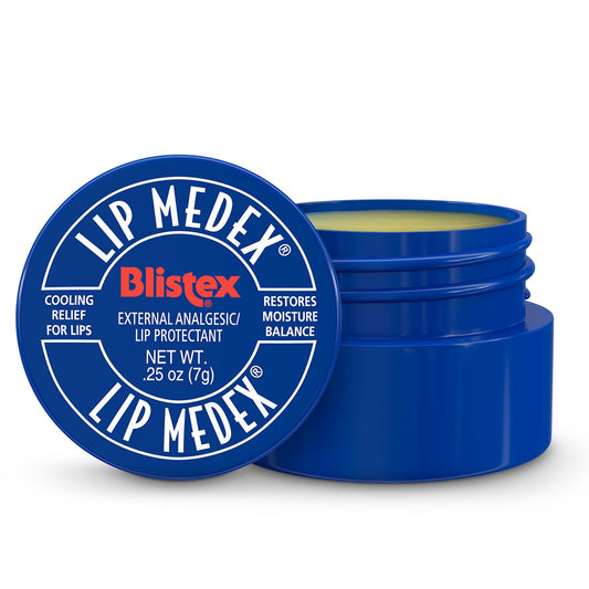 Blistex Lip Medex, 0.25 Ounce, Medicated Relief with Immediate Cooling, Soothes and Protects, Advanced Hydration, Restores Healthy Moisture Balance Beauty and Personal Care Blistex