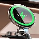 LISEN Magsafe Car Mount Charger, 15W Fast Charging Magnetic Wireless Car Charger [Mini & Fast Charging], 2025 Ultra Magnetic Car Phone Holder…