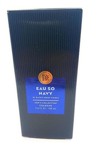 Bath and Body Works Eau So Navy Men's Collection Cologne 3.4 Fluid Ounce Spray