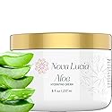Aloe Vera Cream for Skin - Soothing Moisturizer for Dry, Itchy, or Sensitive Skin, Sunburn Relief, Hydrating Face & Body Cream, Non-Greasy