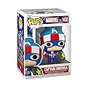 Funko POP! Marvel: Holiday - Captain America - Marvel Comics - Collectable Vinyl Figure - Gift Idea - Official Merchandise - for Kids & Adults…
