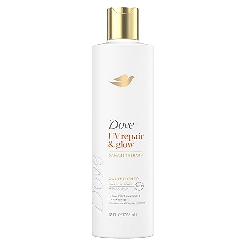 Dove Damage Therapy Conditioner 1 ct UV Repair & Glow Repairs 99% of UV hair damage* with Ferulic Serum 12 oz