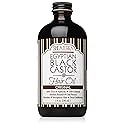 Shea Terra Organics 100 Percent Pure Egyptian Black Castor Extra Virgin Oil | All-Natural Strengthening and Conditioning Hair Oil for Healthy Hair