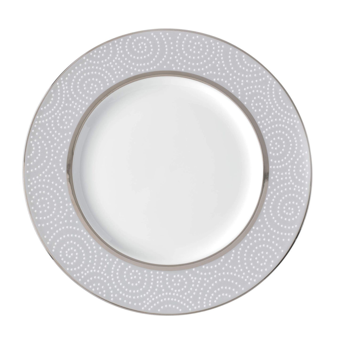 Lenox Pearl Beads Accent Plate, 1.05 LB, Taupe/Grey Beauty and Personal Care Lenox