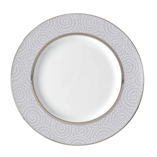 Lenox Pearl Beads Accent Plate, 1.05 LB, Taupe/Grey Beauty and Personal Care Lenox