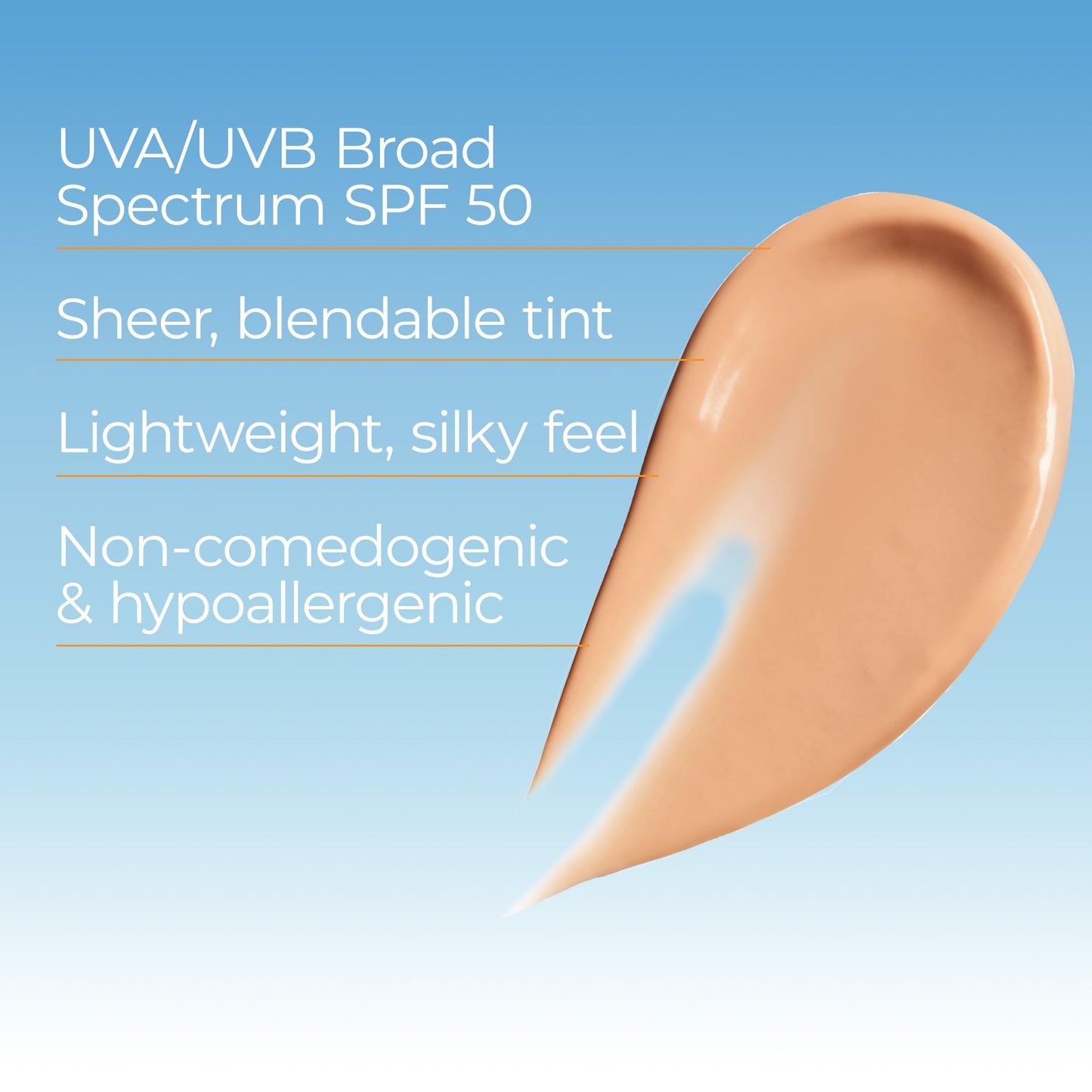 Eucerin Sun Tinted Age Defense Face Sunscreen Lotion SPF 50 with Hyaluronic Acid, Tinted Sunscreen for Face, Blendable Tint for All Skin Tones, Non