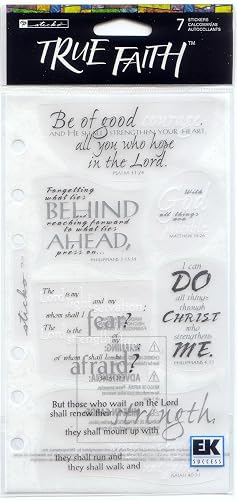 True Faith Stickers - Courage Beauty & Personal Care EK Success