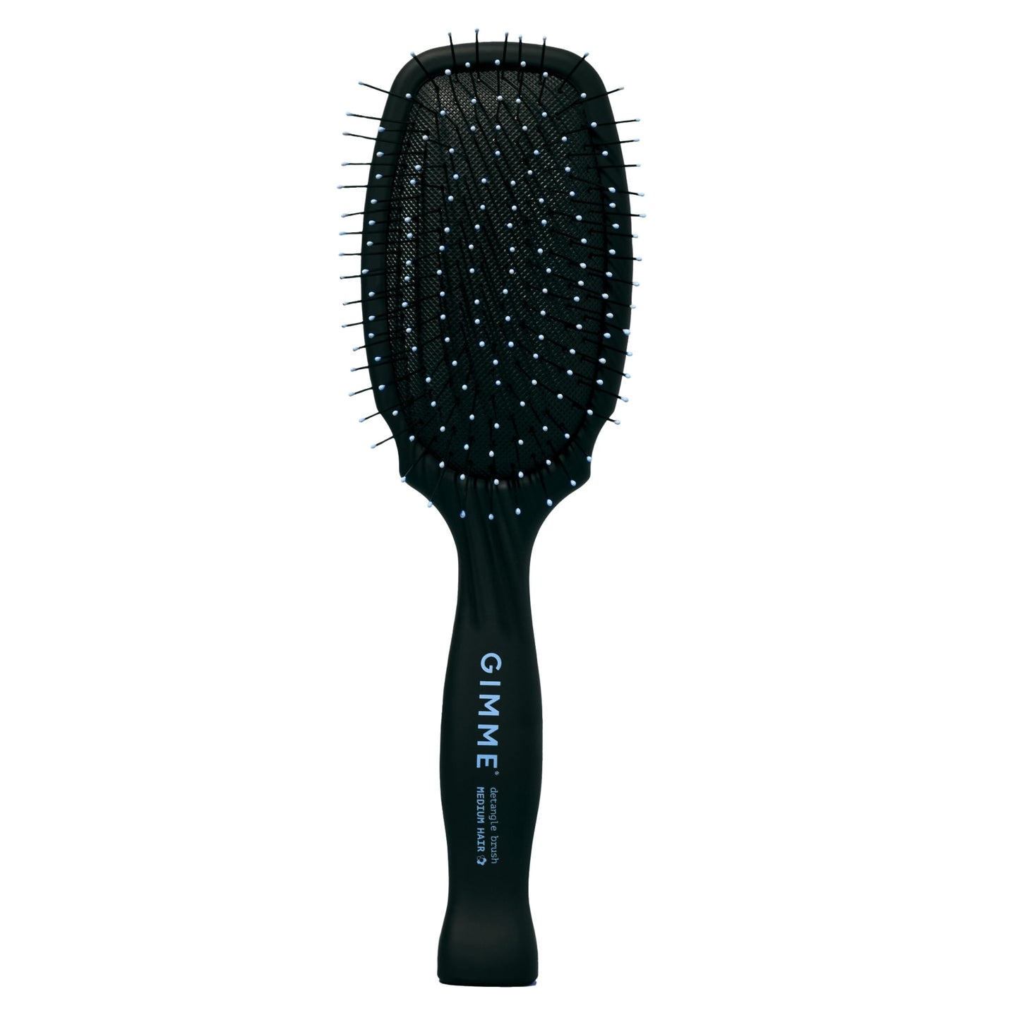 Gimme Beauty - Medium Hair Brush - Damage-Free Detangling Hair Brush - Soft Bristle Brush with Anti-Static & Heat Resistant Nylon Bristles