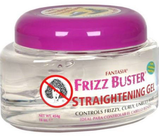 Fantasia Frizz Buster Straightening Gel, 16 oz (Pack of 3)