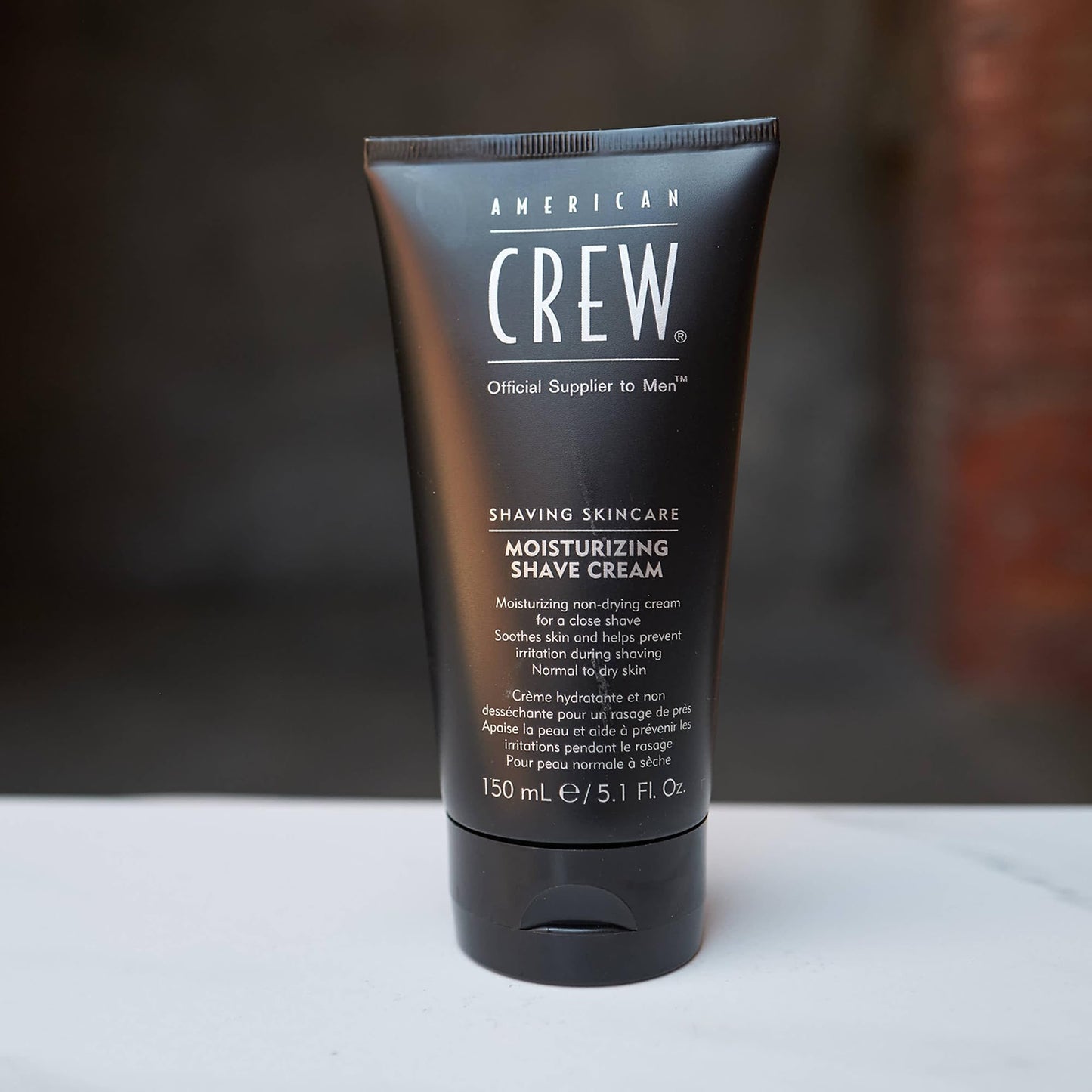 American Crew Moisturizing Shave Cream for Men, Stocking Stuffer for Men, 5.1 Fl Oz