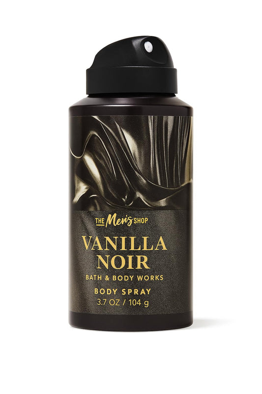 Bath & Body Works Men’s Collection Vanilla Noir Body Spray - 3.7 fl oz - Vanilla, Spiced Amber & Sandalwood Scent Beauty and Personal Care Bath & Body Works