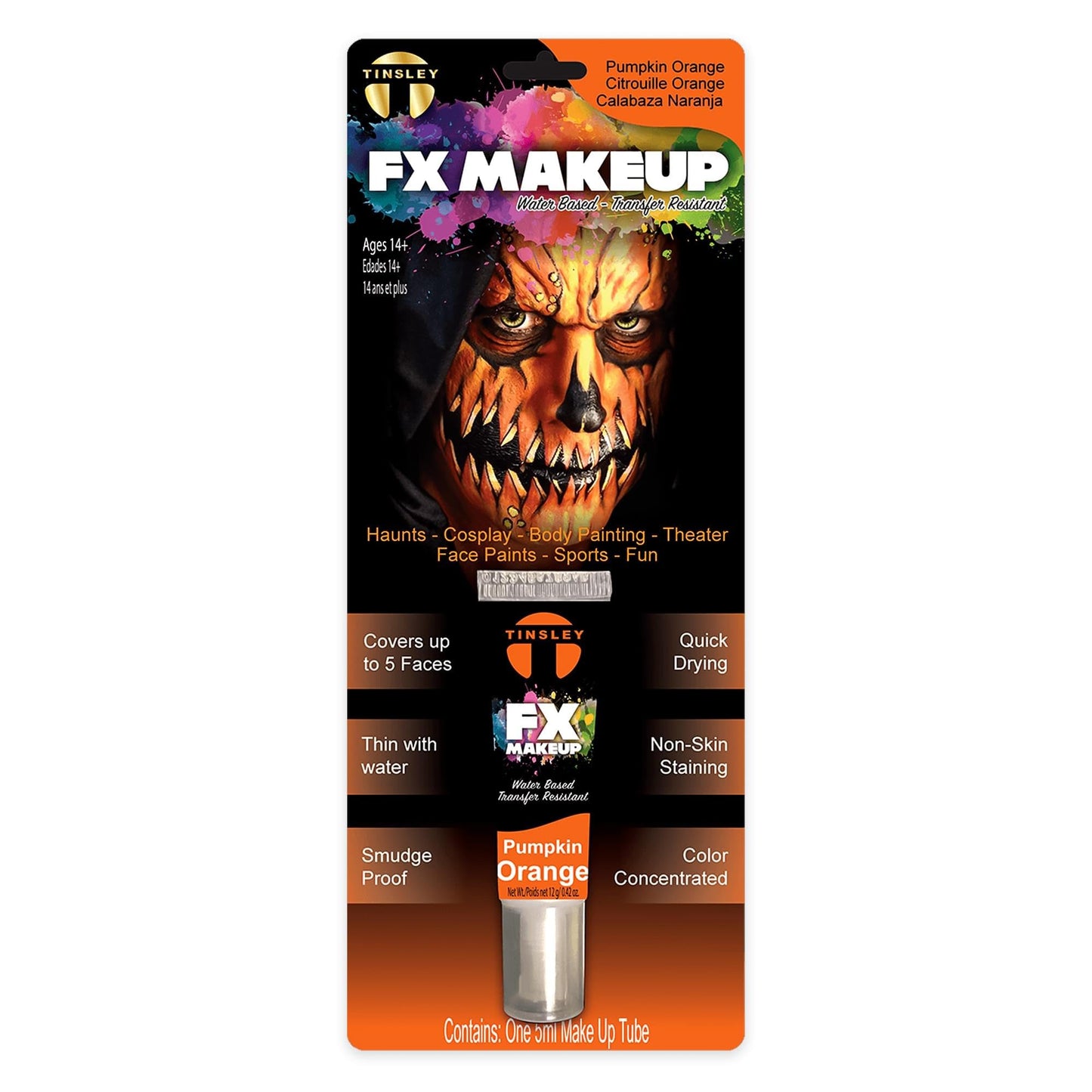 Tinsley Transfers FX Makeup Singles - Pumpkin Orange (10 ml)