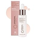 Mineral Fusion Sheer Tint SPF Face Serum (Light) - Tinted Broad Spectrum SPF 50 Mineral Zinc Oxide Sunscreen - Sheer Coverage Makeup, Lightweight & Dewy Finish - With Niacinamide, Aloe Vera - 1 Fl Oz