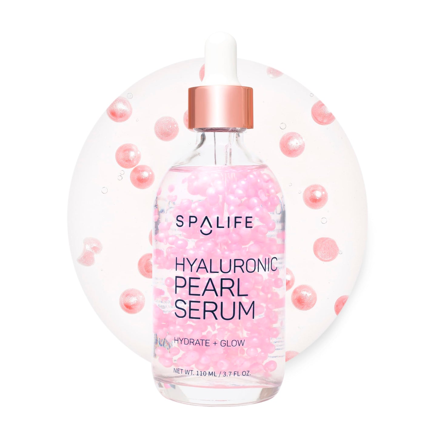 SpaLife Beauty Korean Hyaluronic Acid Serum for Face | Hyaluronic Pearl Hydrating Serum | Daily Hydrating Skincare | Plumping Firming & Anti Aging
