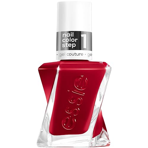Essie Gel Couture Long-Lasting Nail Polish, 8-Free Vegan, Burgundy Red, Bubbles Only, 0.46 fl oz Beauty & Personal Care essie
