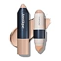 Trestique Foundation Stick - Refillable Face Stick With Built-In Sponge, Clean Beauty Medium Coverage, Sustainable Makeup