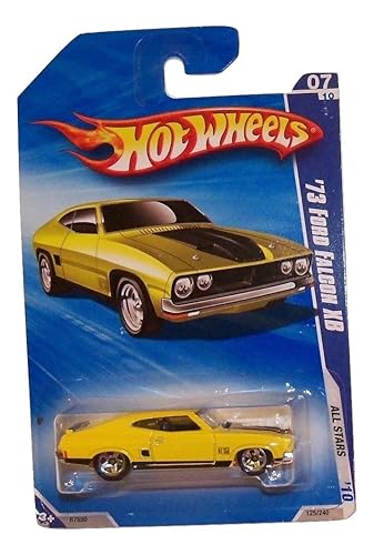 Hot Wheels 2010 All Stars 07/10 Yellow '73 Ford Falcon XB